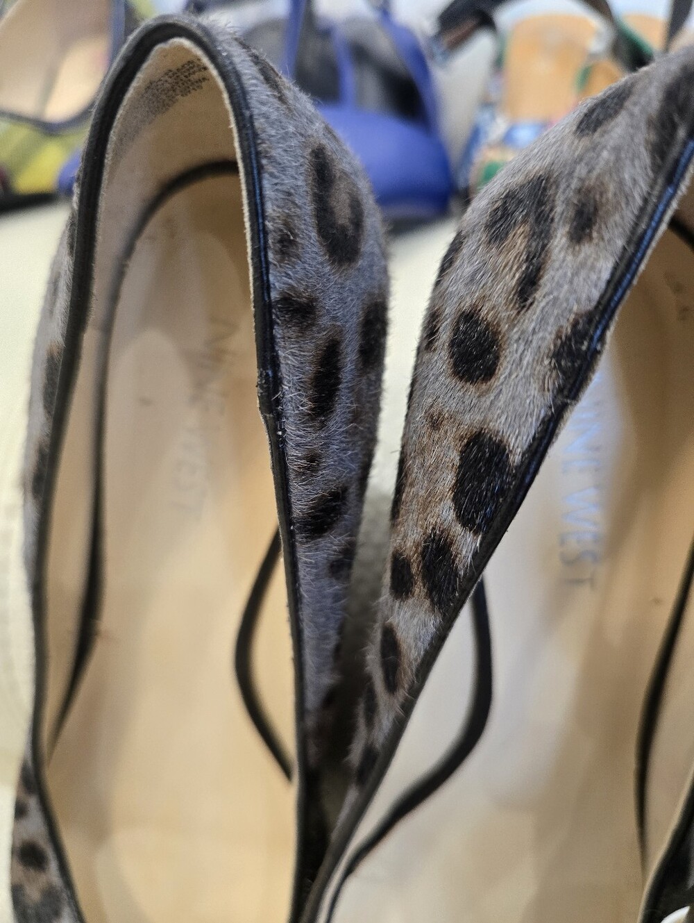 LOT 7 SHOES Pumps Heels Pointed-Toe Slingback Size 8.5 - Picture 3 of 14